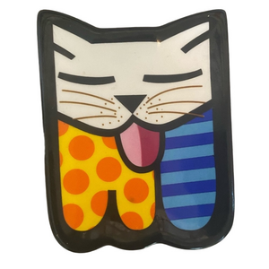 ROMERO BRITO - Rare Cat Tea Bag Holder